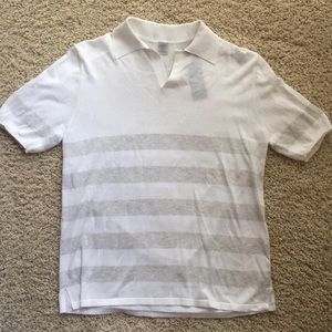 Eleventy USA ss Johnny collar polo size small